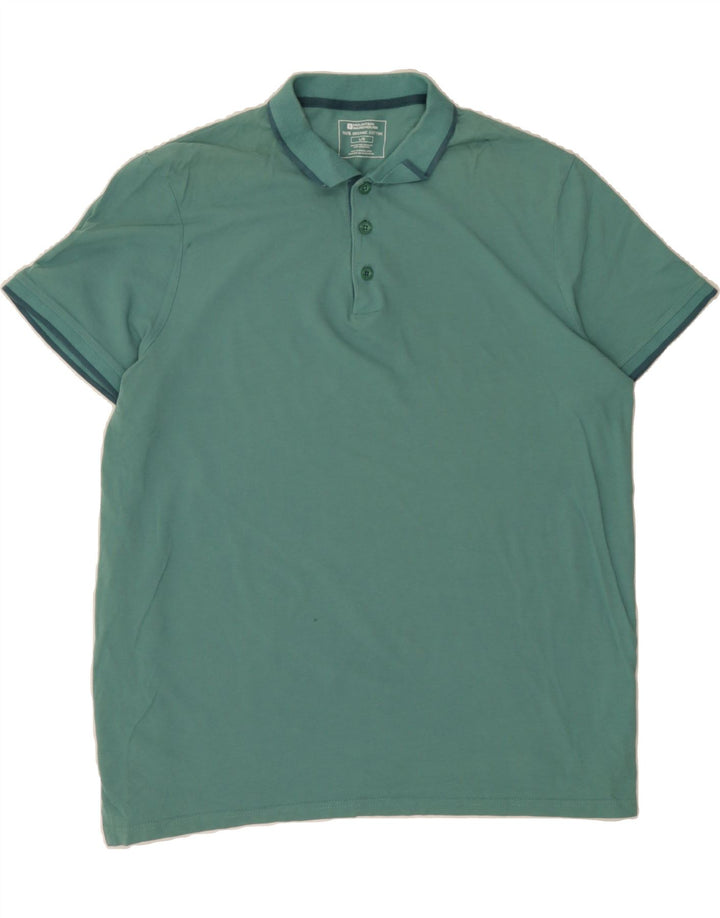 MOUNTAIN WAREHOUSE Mens Polo Shirt Large Green Cotton Vintage Mountain Warehouse and Second-Hand Mountain Warehouse from Messina Hembry 