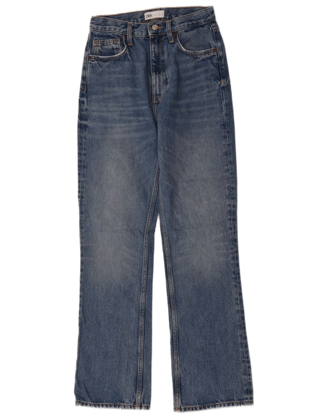 Zara Womens Bootcut Jeans EU 34 2XS W24 L30 Blue