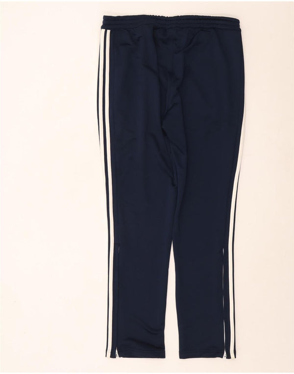 ADIDAS Mens Tracksuit Trousers Large Navy Blue Polyester