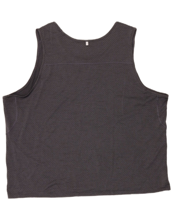 Russell Athletic Mens Vest Top 2XL Grey Polyester