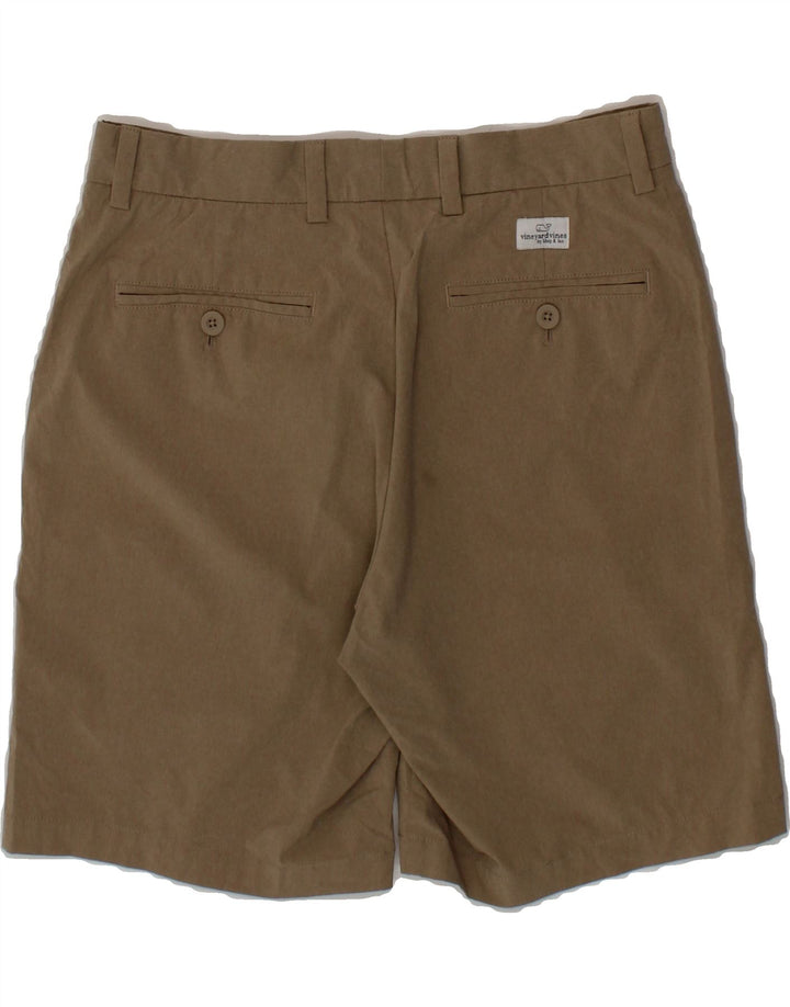 VINEYARD VINES Mens Chino Shorts W30 Medium  Khaki Polyester Vintage Vineyard Vines and Second-Hand Vineyard Vines from Messina Hembry 