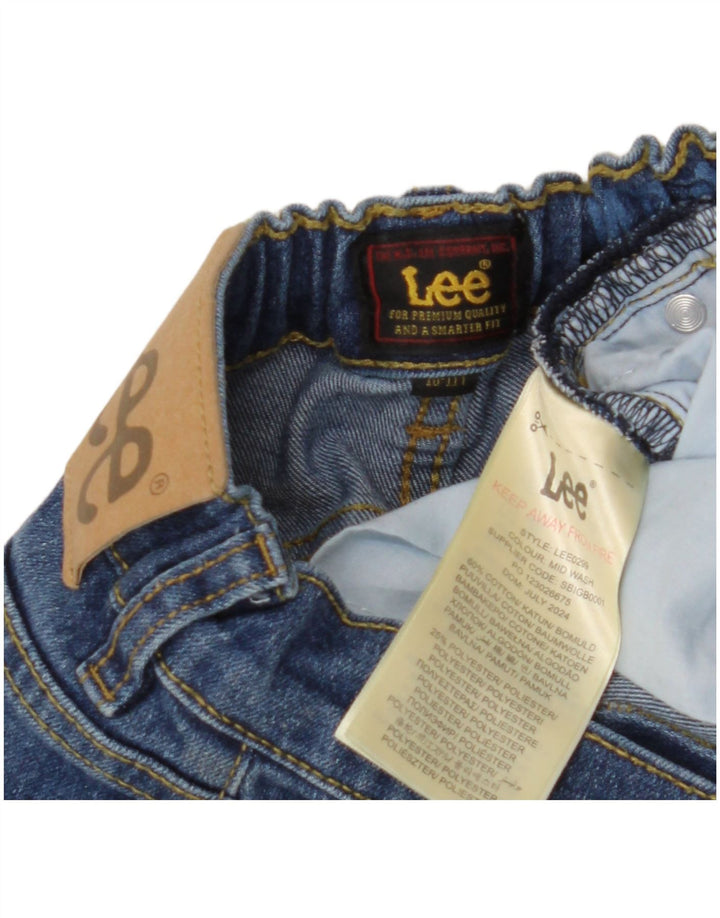 LEE Boys Straight Jeans 10-11 Years W22 L24 Blue Cotton