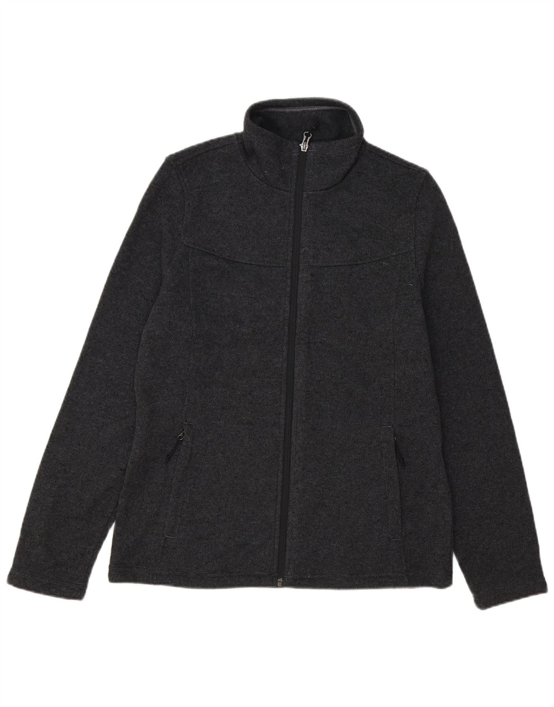 THE NORTH FACE Womens Tracksuit Top Jacket UK 16 Large Grey Polyester