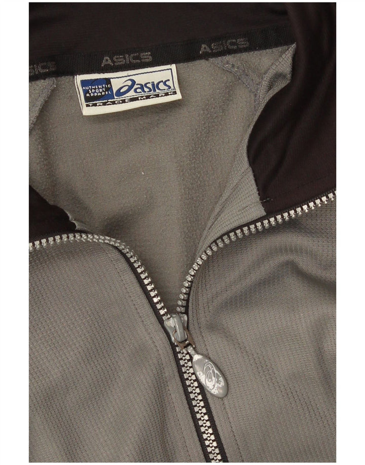 Asics Mens Tracksuit Top Jacket Medium Grey