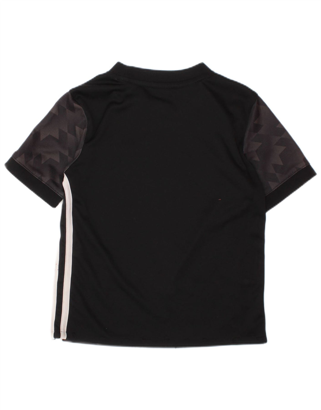 ADIDAS Boys Manchester United Graphic T-Shirt Top 4-5 Years Black