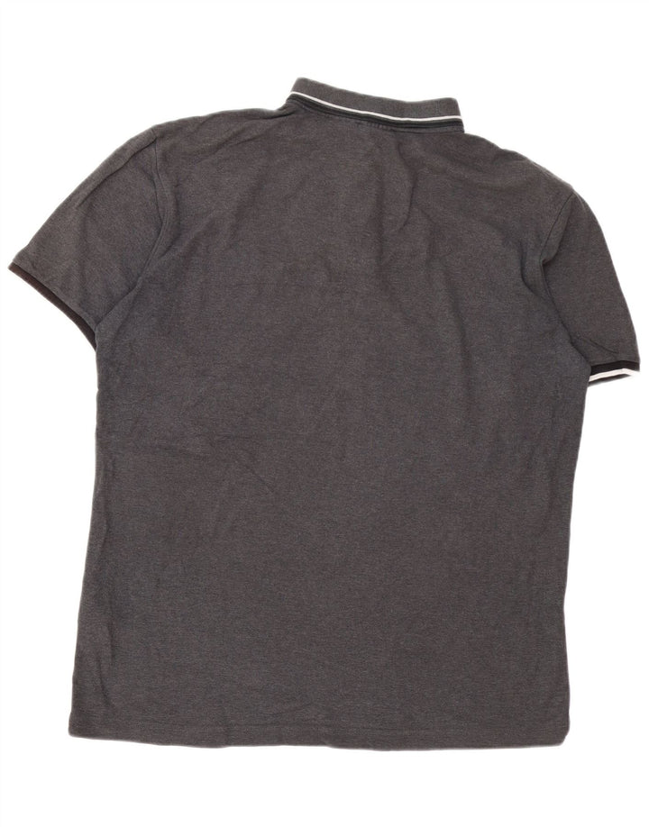 FILA Mens Polo Shirt XL Grey Cotton