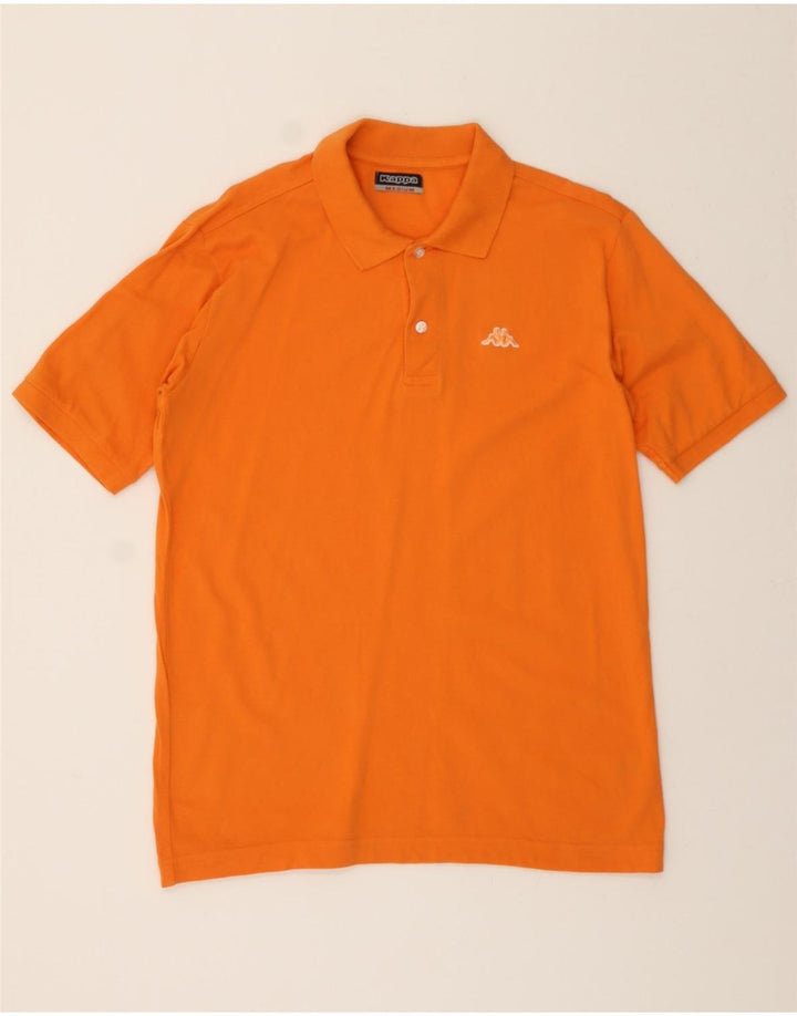 KAPPA Mens Polo Shirt Medium Orange Cotton Vintage Kappa and Second-Hand Kappa from Messina Hembry 