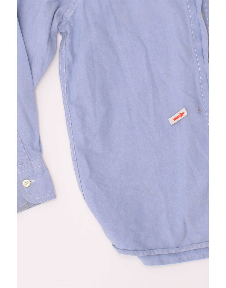 Gap Boys Shirt 6-7 Years Small Blue Cotton