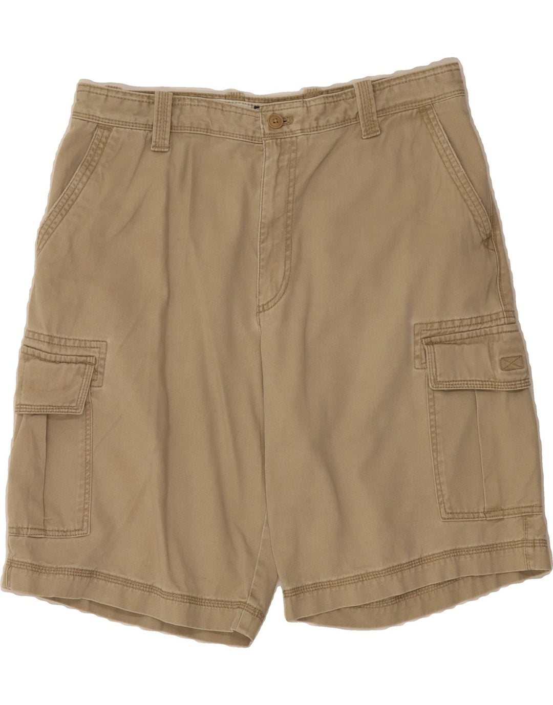 IZOD Mens Cargo Shorts W34 Large Beige Cotton Vintage Izod and Second-Hand Izod from Messina Hembry 