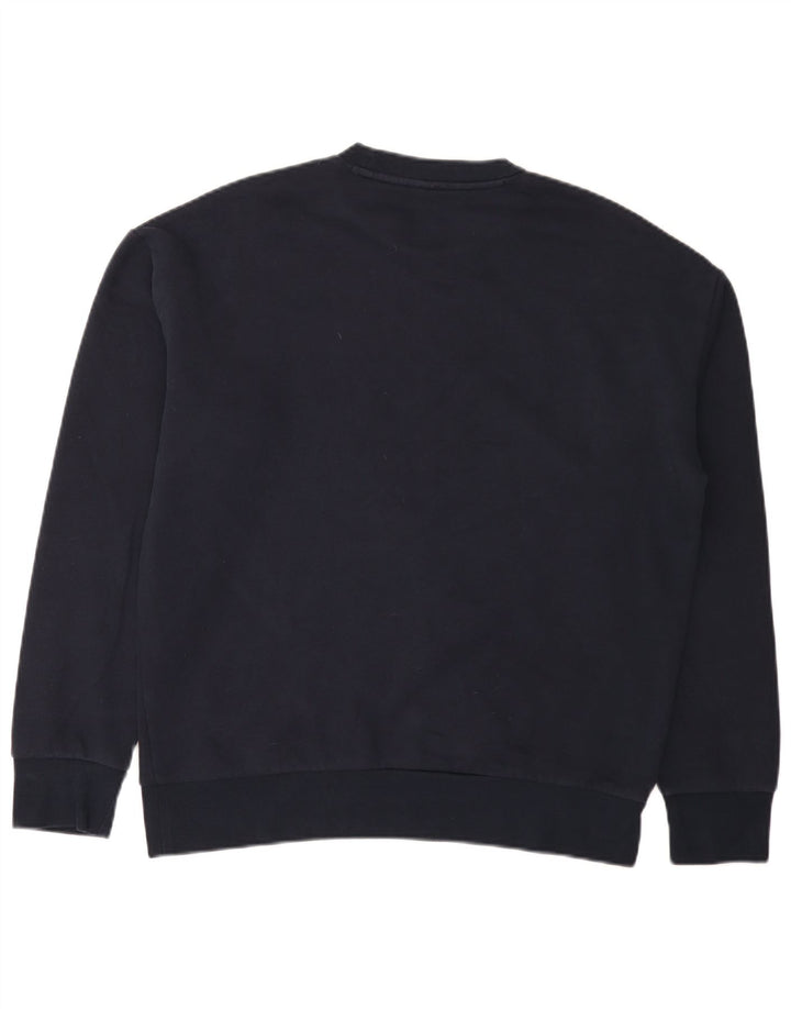 Champion Mens Graphic Sweatshirt Jumper Medium Black