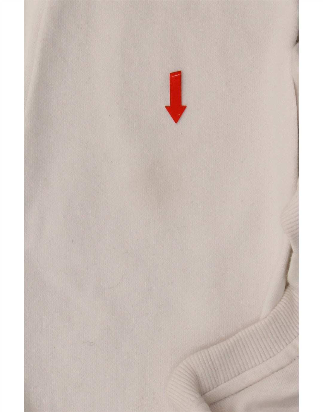 SUPERDRY Womens Oversized Sweatshirt Jumper UK 8 Small White Cotton Vintage Superdry and Second-Hand Superdry from Messina Hembry 