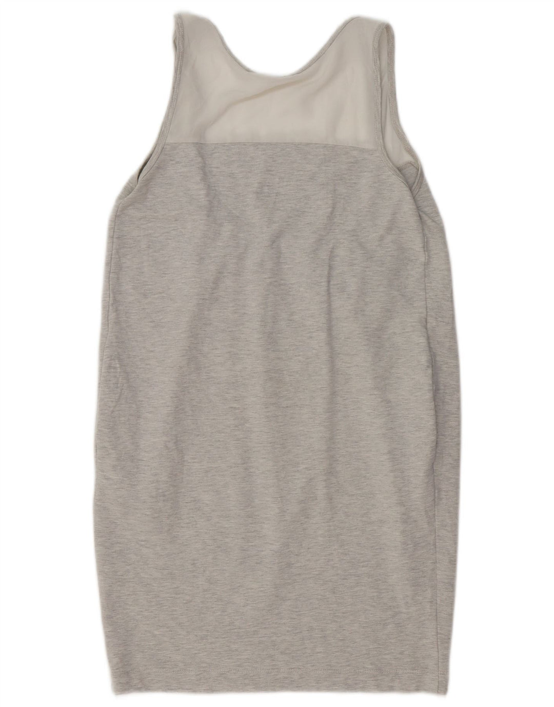 ZARA Womens Sleeveless Basic Dress UK 10 Small Grey