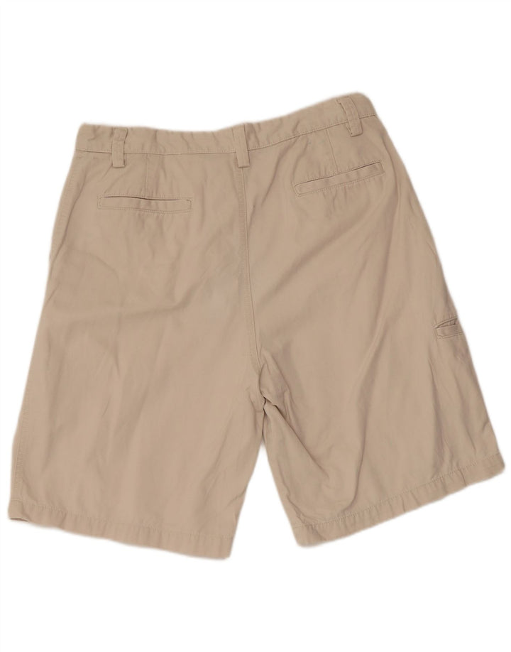 Dockers Mens Cargo Shorts W34 Large Beige Cotton
