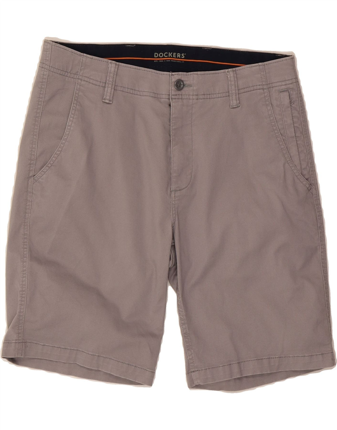 DOCKERS Mens Casual Shorts W34 Large Grey Cotton Vintage Dockers and Second-Hand Dockers from Messina Hembry 
