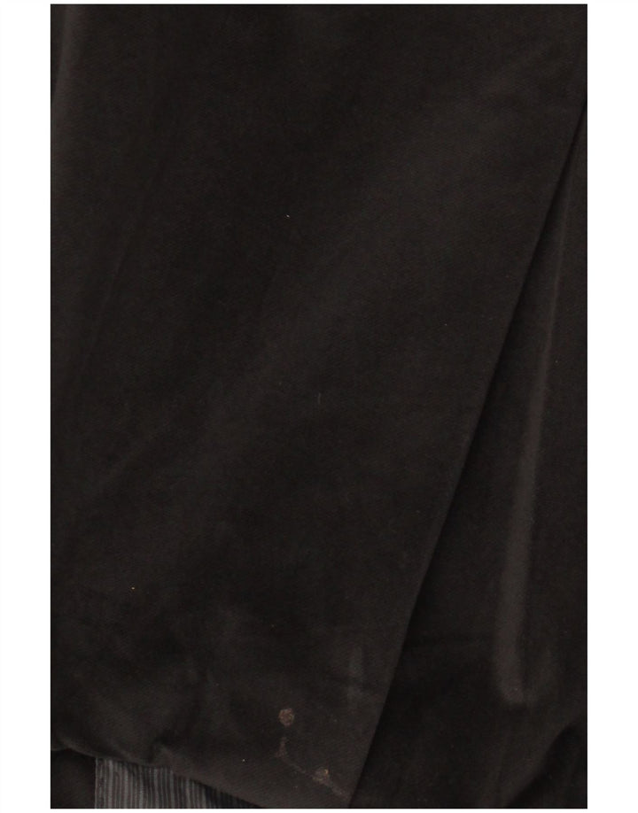 Vintage Mens Long 2 Button Blazer Jacket UK 44 2XL Black Polyester