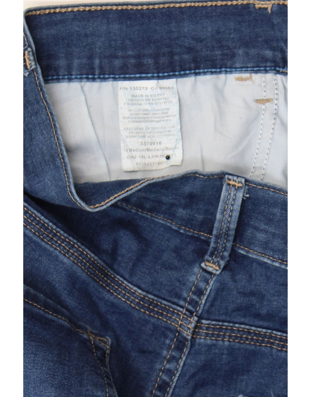 LEE Womens Easy Fit Capri Jeans W32 L21 Blue Cotton Vintage Lee and Second-Hand Lee from Messina Hembry 