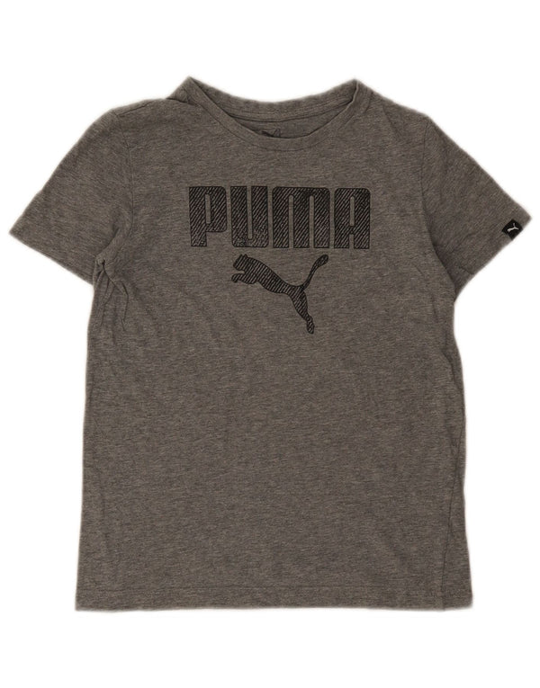 Puma Boys Graphic T-Shirt Top 11-12 Years Grey
