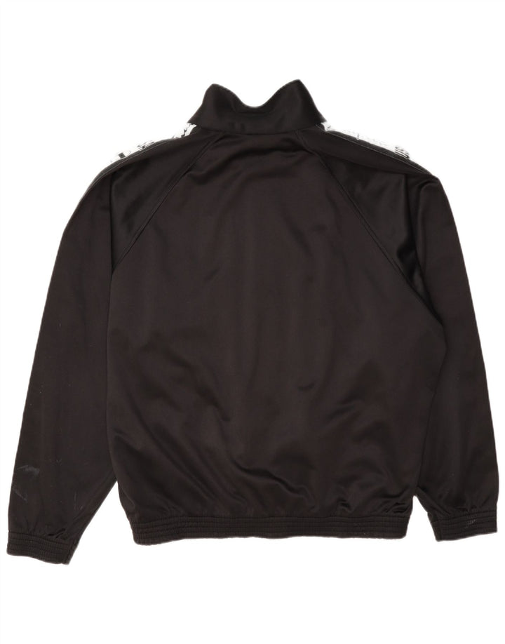 Champion Mens Graphic Tracksuit Top Jacket Medium Black Colourblock