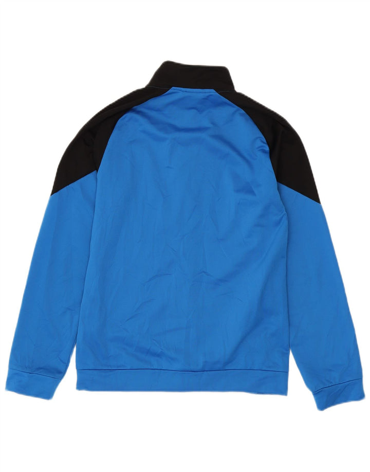 PUMA Boys Graphic Tracksuit Top Jacket 13-14 Years` Blue Colourblock