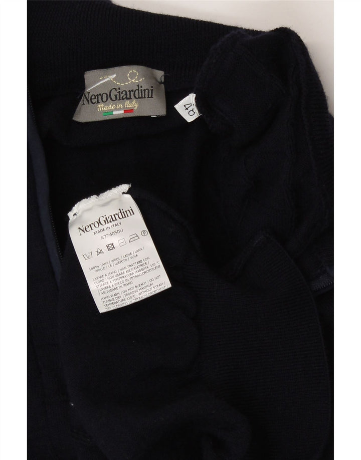 Mens Zip Neck Jumper Sweater IT 48 Medium
