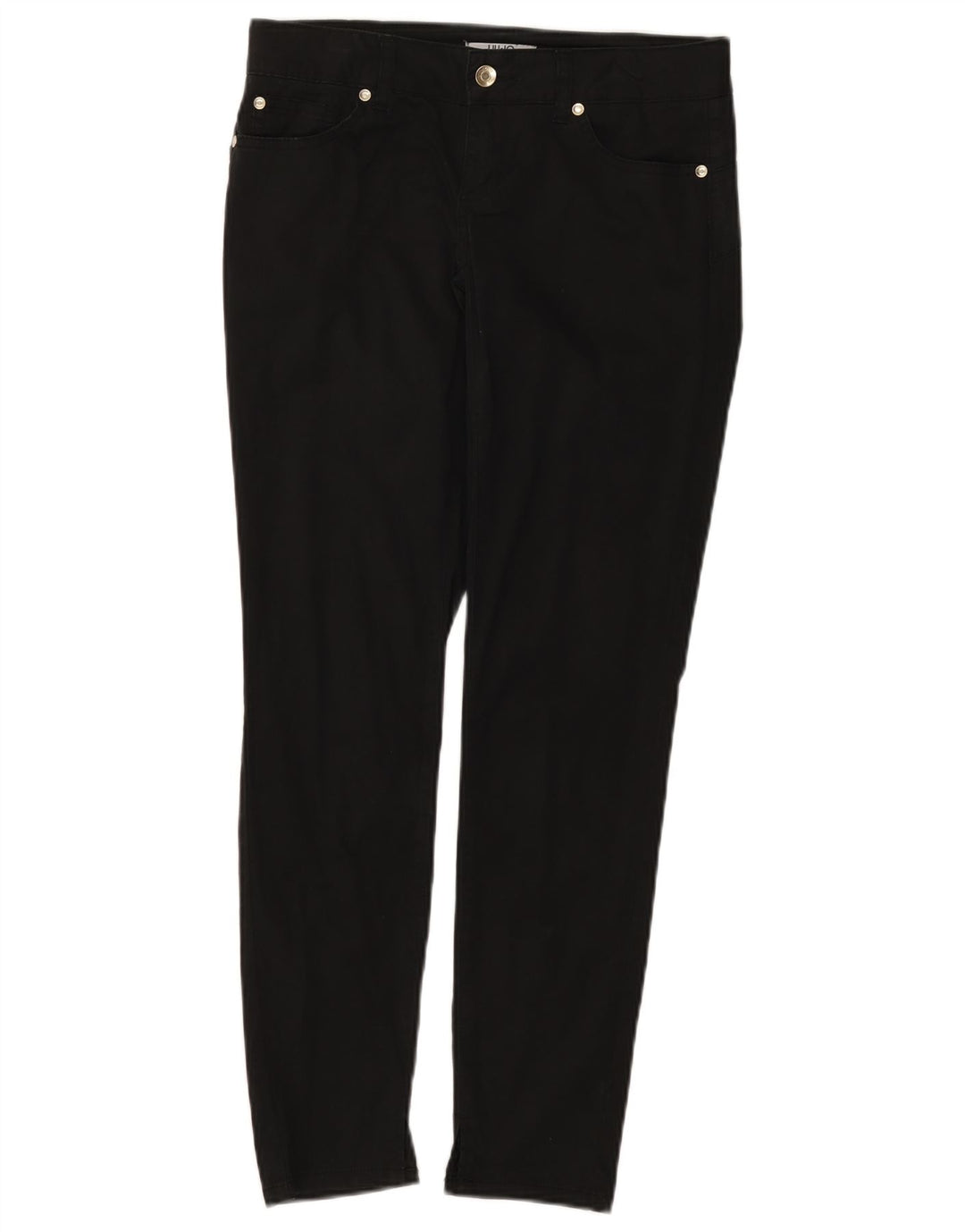 LIU JO Womens Slim Casual Trousers W28 L29  Black Cotton