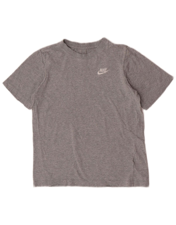 Nike Boys T-Shirt Top 12-13 Years Large  Grey Flecked Cotton