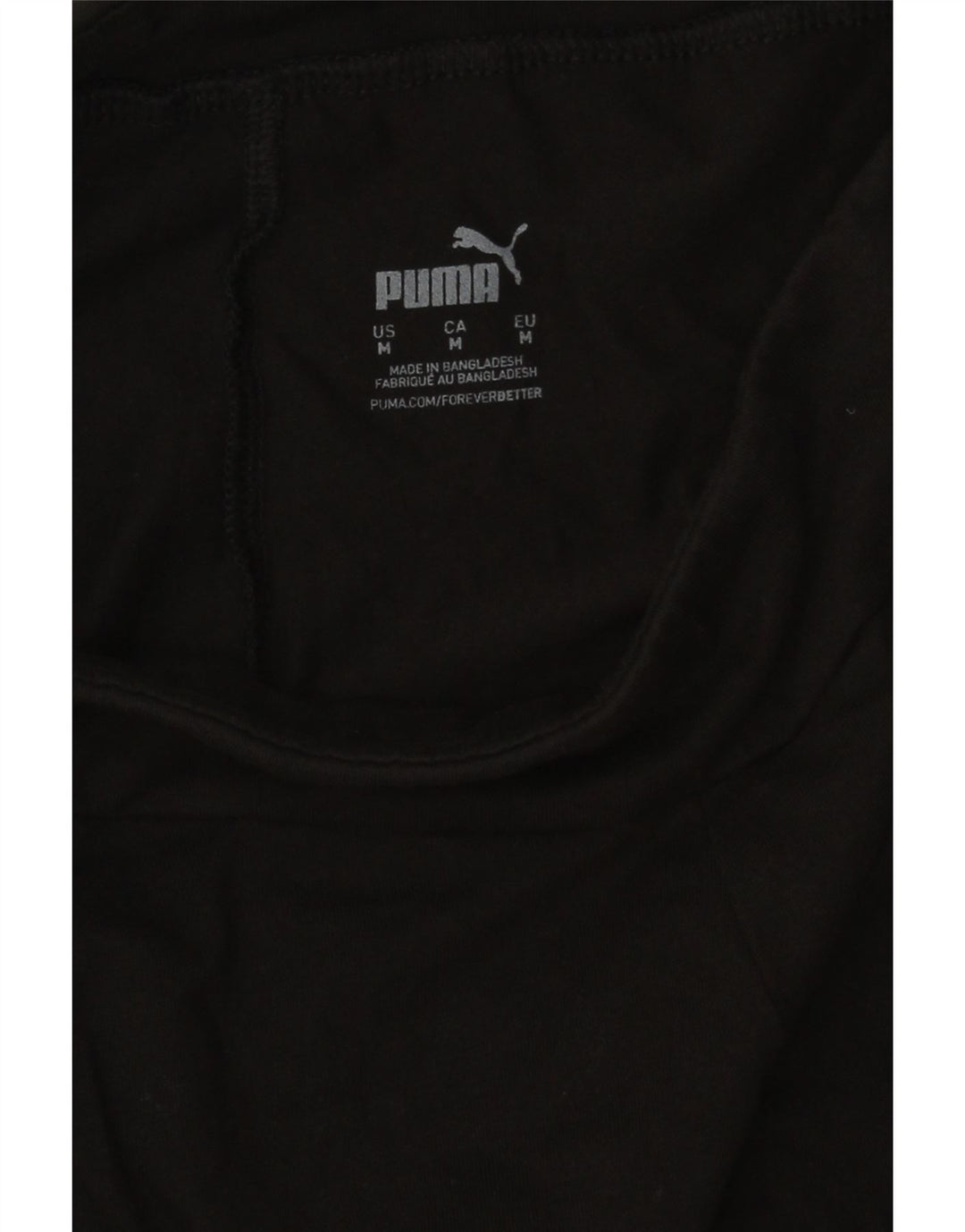 Puma Womens Graphic Leggings UK 12 Medium Black Cotton