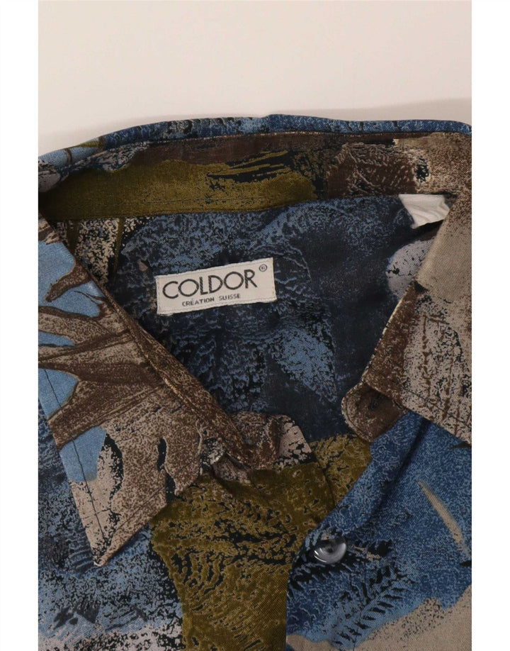 Coldor Mens Shirt Large Multicoloured Patchwork