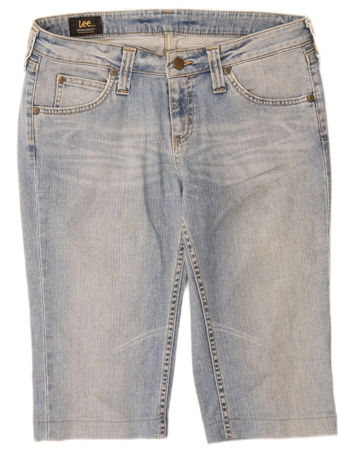 Lee Womens Bermuda Denim Shorts W31 Medium  Blue Cotton