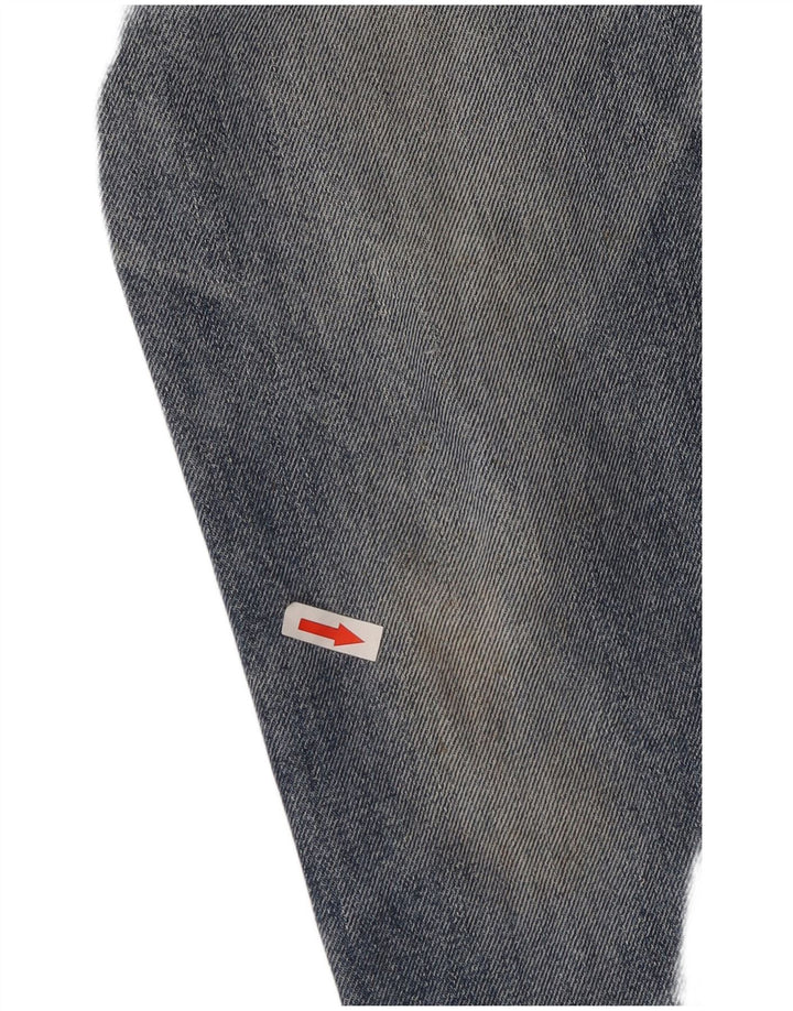 Lee Mens Straight Jeans W32 L30 Blue Cotton
