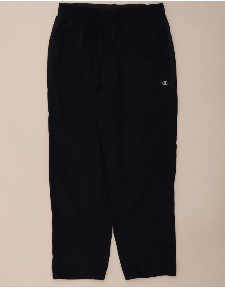 CHAMPION Mens Tracksuit Trousers XL  Navy Blue Polyester