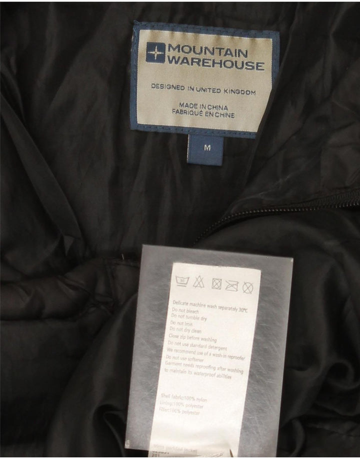 Mountain Warehouse Mens Padded Jacket UK 38 Medium Black Nylon