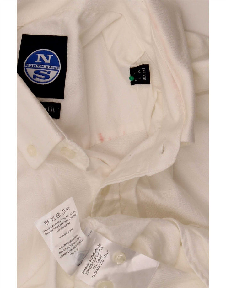 North Sails Mens Shirt XS White Cotton