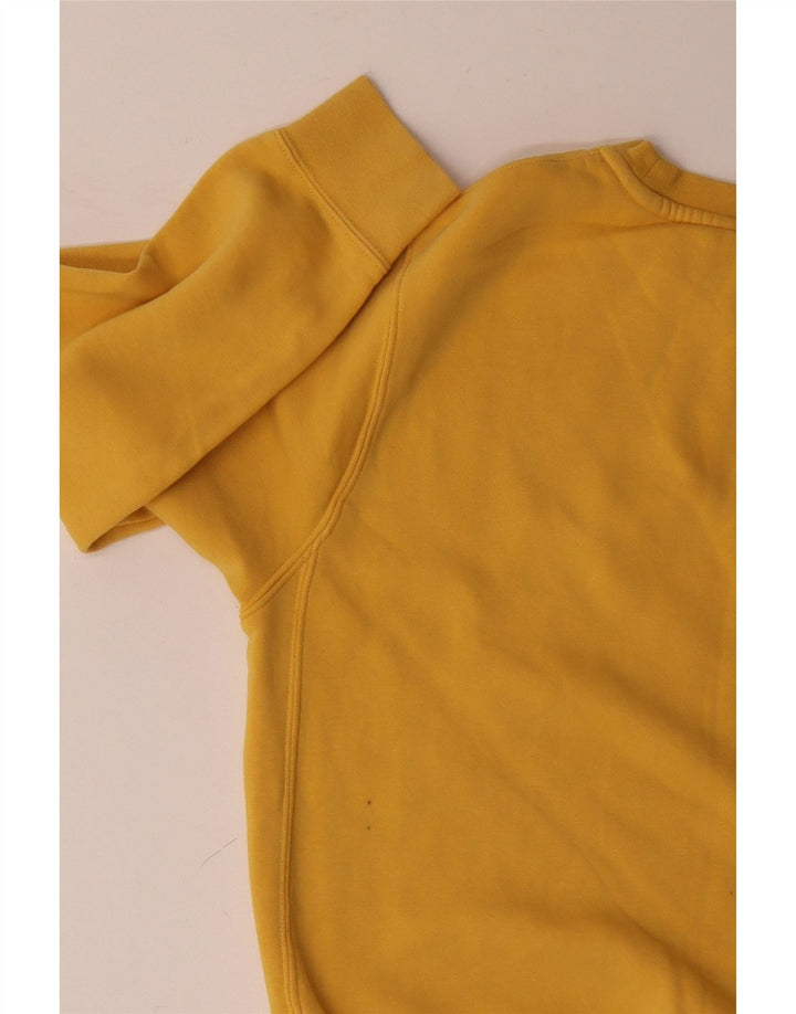 NIKE Mens Sweatshirt Jumper XS Yellow Cotton