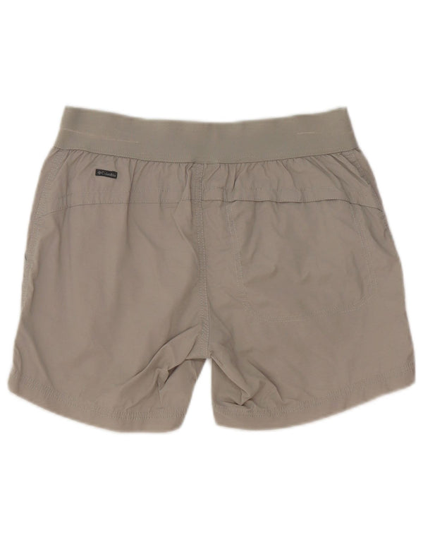 Columbia Womens Regular Fit Chino Shorts Small W28 Grey Cotton