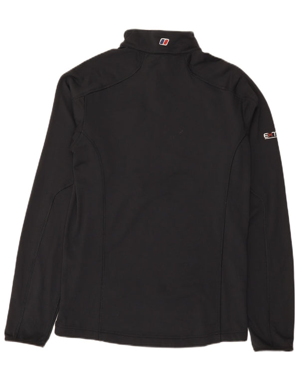 Berghaus Mens Zip Neck Pullover Tracksuit Top Medium Black Polyester