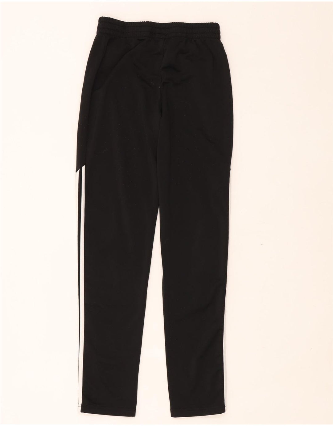 Adidas Boys Tracksuit Trousers 13-14 Years Black Polyester