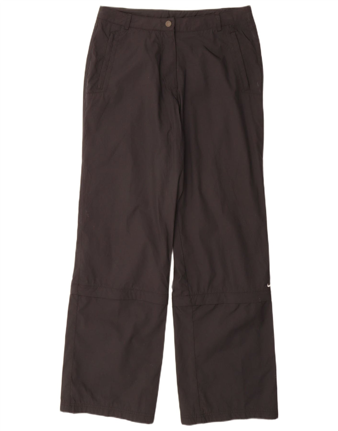 NIKE Womens Tracksuit Trousers UK 12 Medium  Black Polyester