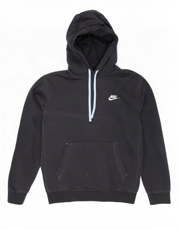Nike Mens Hoodie Jumper Small Navy Blue Cotton