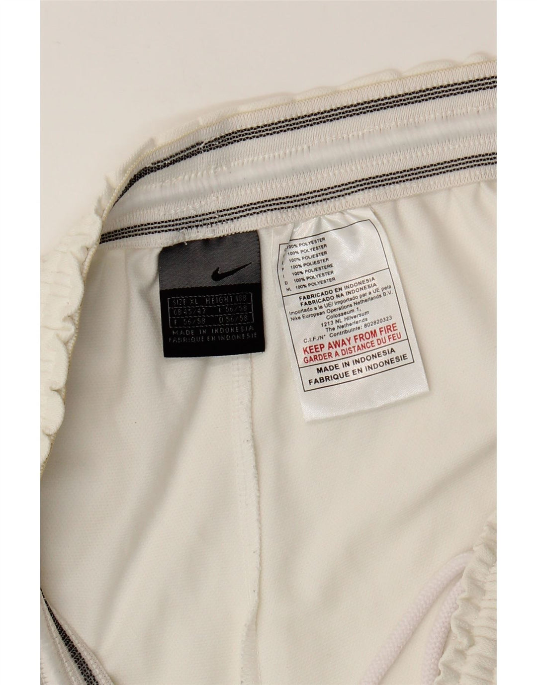 Nike Mens Sport Shorts XL  White Polyester