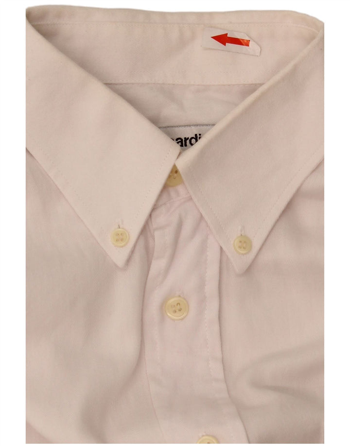 Pierre Cardin Mens Shirt Size 41 16 Large White Cotton