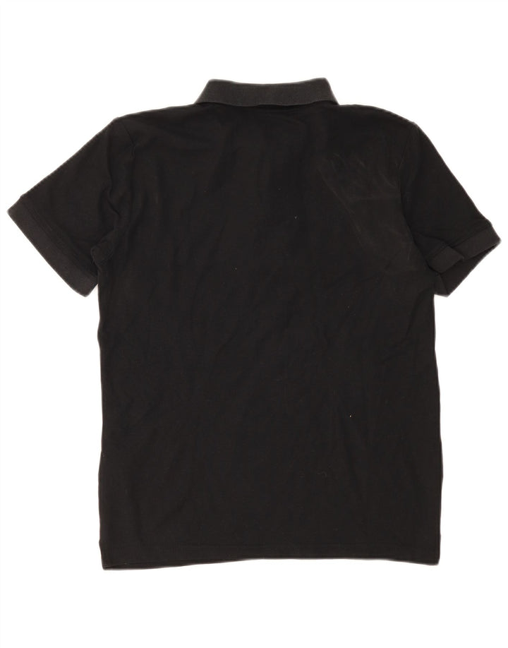 Umbro Mens Polo Shirt Small Black Cotton