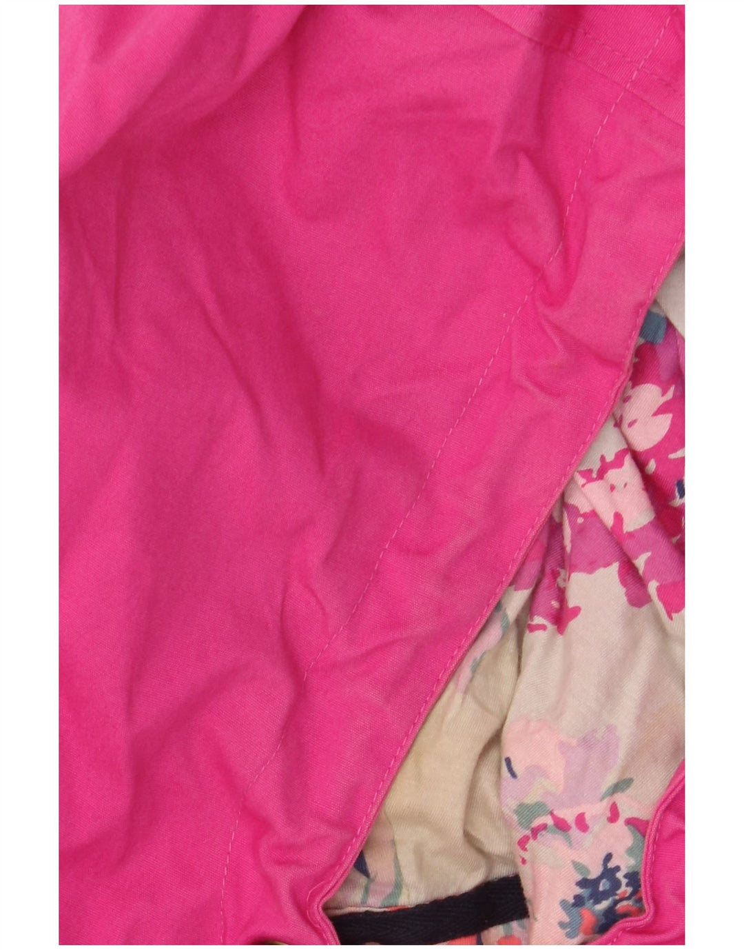 JOULES Womens Hooded Rain Jacket UK 18 XL Pink Cotton