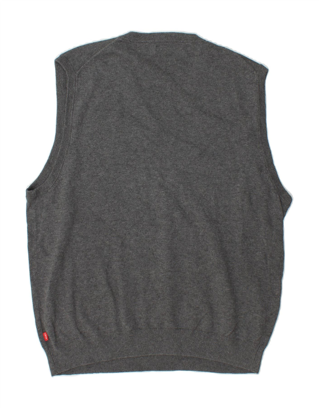 IZOD Mens Vest Tank Top Large Grey Vintage Izod and Second-Hand Izod from Messina Hembry 