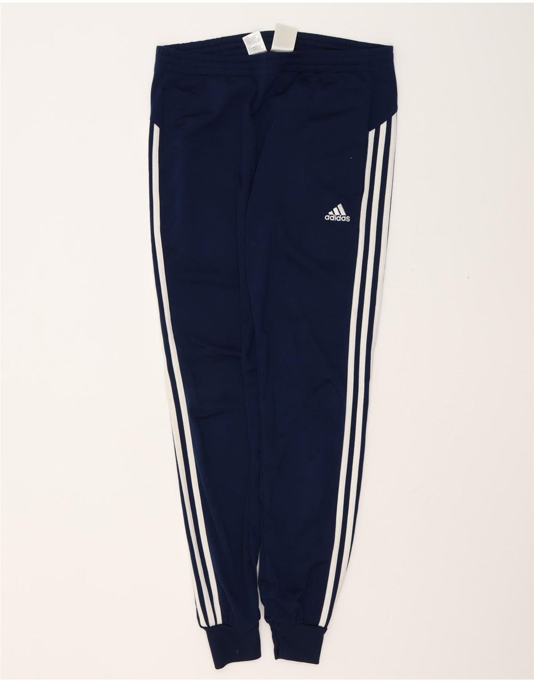ADIDAS Mens Tracksuit Trousers Joggers UK 36/38 Small Navy Blue Polyester