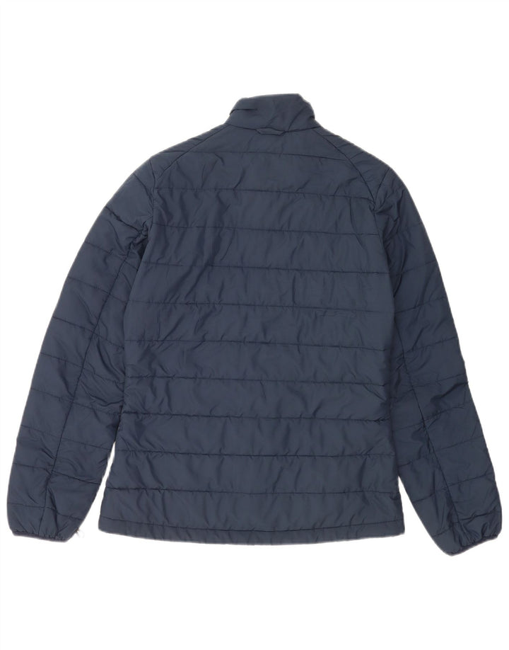 Jack Wolfskin Womens Liner Padded Jacket UK 8/10 Small Navy Blue Polyester