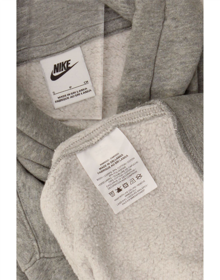 NIKE Mens Hoodie Jumper Small Grey Cotton Vintage Nike and Second-Hand Nike from Messina Hembry 