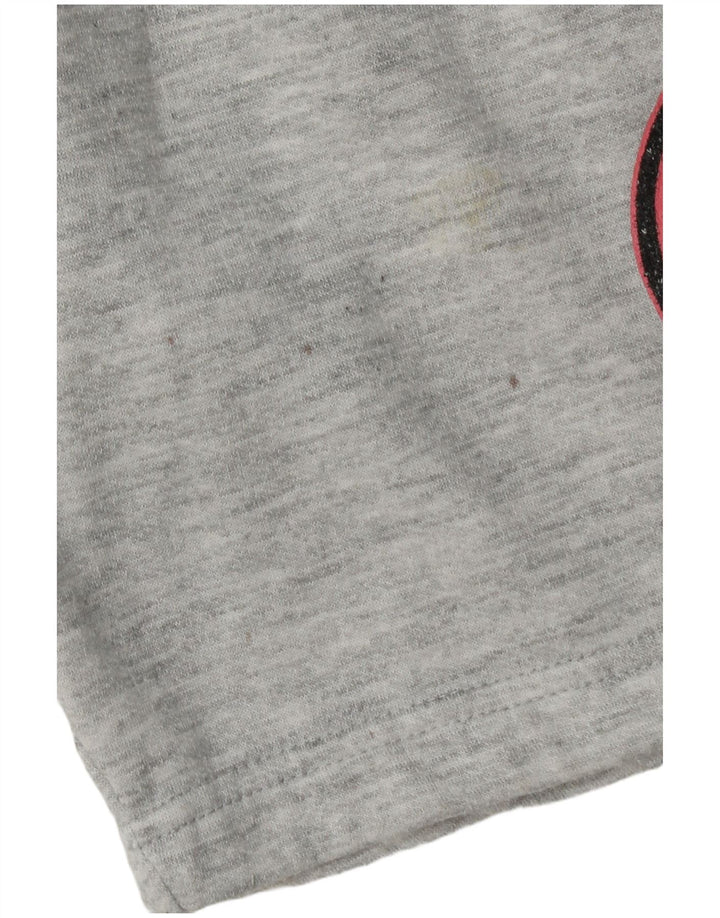 Asics Mens Graphic Sport Shorts Small Grey Polyester