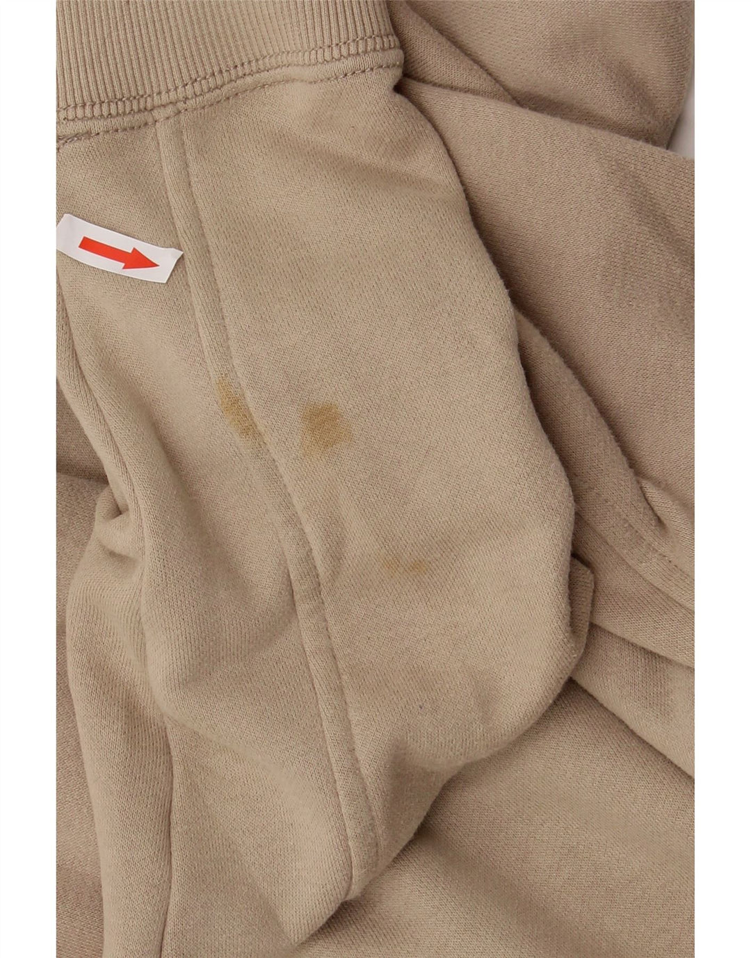 PUMA Womens Tracksuit Top Jacket UK 14 Medium Beige Cotton