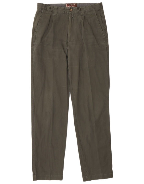 MARLBORO CLASSICS Mens Pegged Chino Trousers EU 50 Large W34 L34 Khaki